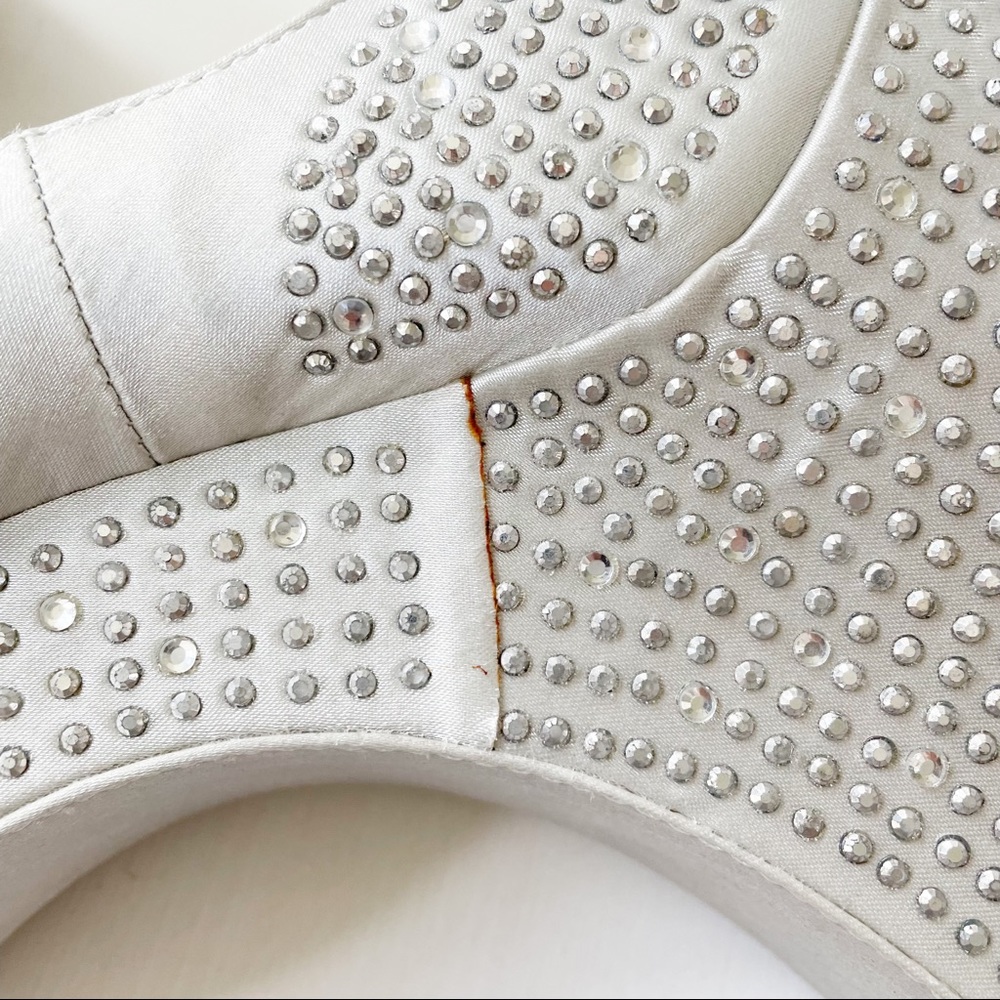 Mona Mia Silver Rhinestones Heels - Picture 9 of 10